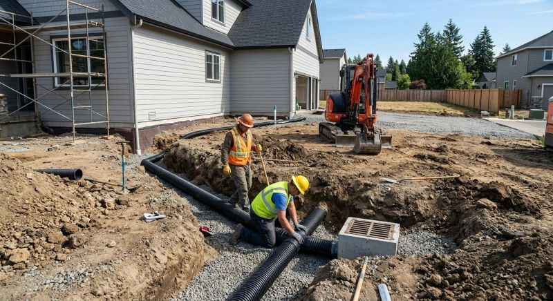 Yard Drainage Installation in Birmingham, AL